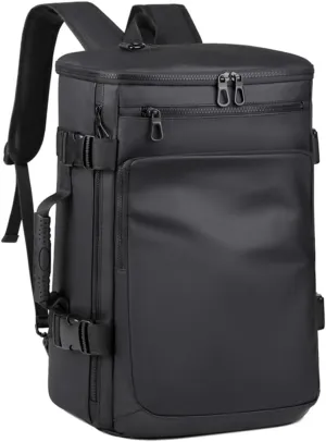 3 in 1 Business Backpack 17 Inch Laptop Backpack Work Travel Rucksack,Convertible to Shoulder Bag Handbag Briefcase(Black)