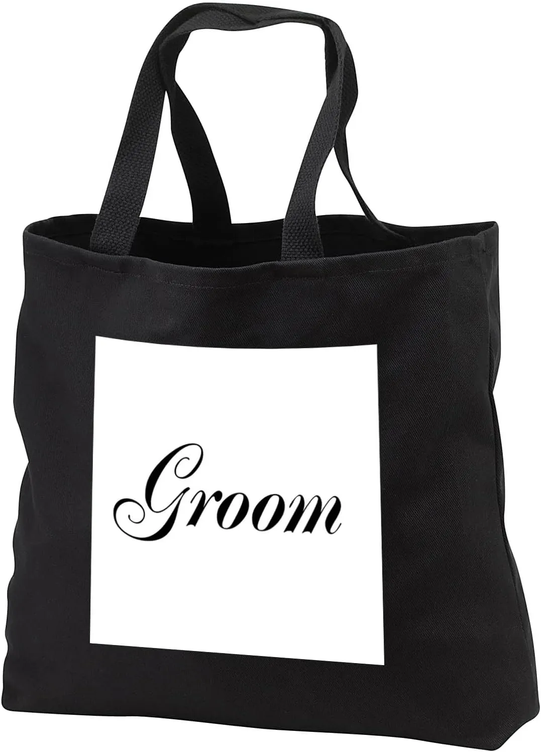3dRose Groom - part of bride and groom set - couples gift - wedding marriage just married bachelor party Tote Bag