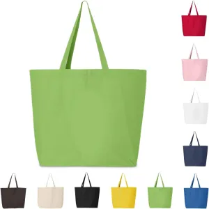 5 | 6 | 12 | 24 | 48 | 192 Heavy Cotton Canvas Tote Bag Jumbo 25L Reusable Grocery Bags