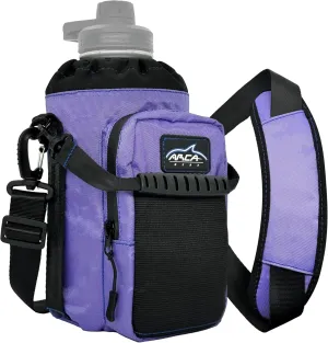 64 OZ Hydro Carrier Large - Insulated Water Bottle Sling w/Carry Handle, Shoulder Strap, Wallet and Two Pouches - The Perfect Flask Accessory