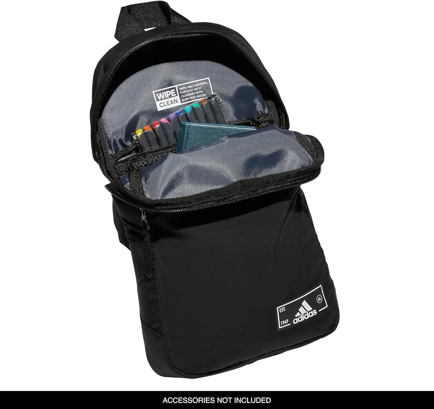 adidas Essentials Sling Small Crossbody Bag for Women and Men (5L), Black/2.0, One Size