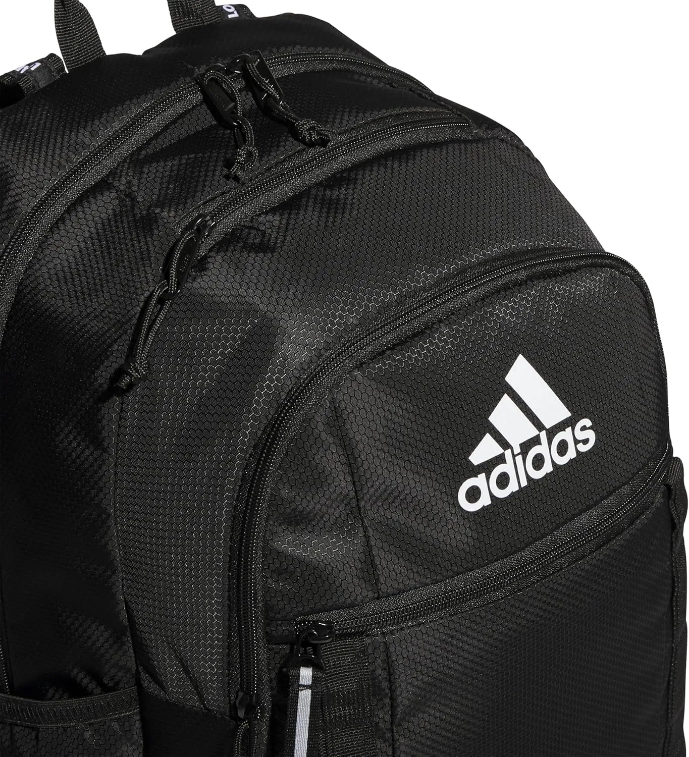 adidas Excel Backpack, Durable Large Athletic Laptop Bag, Black/White, One Size