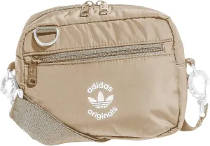 adidas Originals Originals Puffer and Pouch Crossbody, Magic Beige/White, One Size