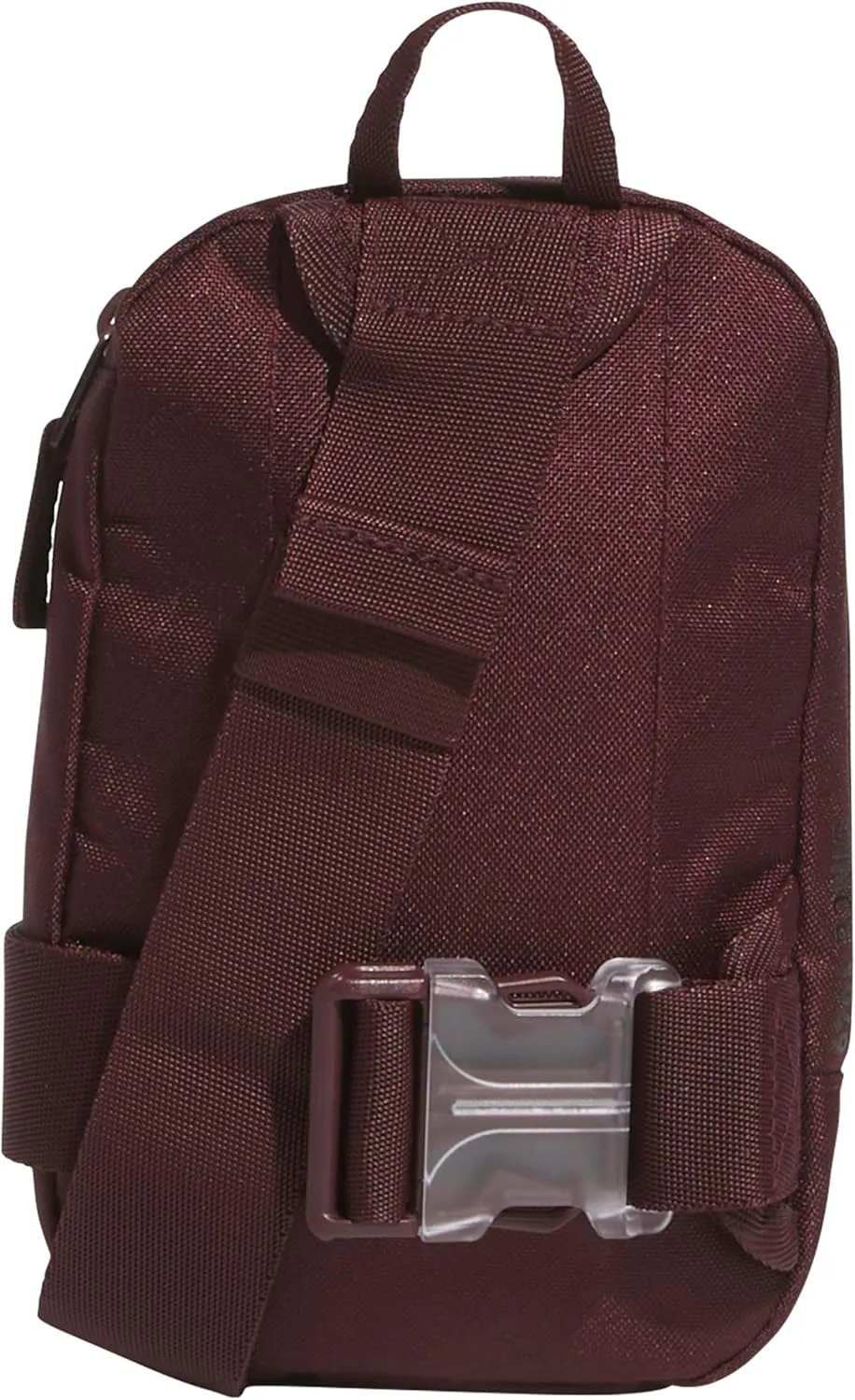 adidas Prime Mini Sling Crossbody Bag, Small Size for Festivals and Travel, Aurora Ruby Red, OSFA
