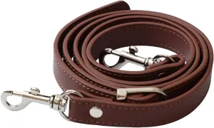 Adjustable Purse Strap Replacement Leather Handbag Shoulder Strap Replacement with Metal Swivel Hooks