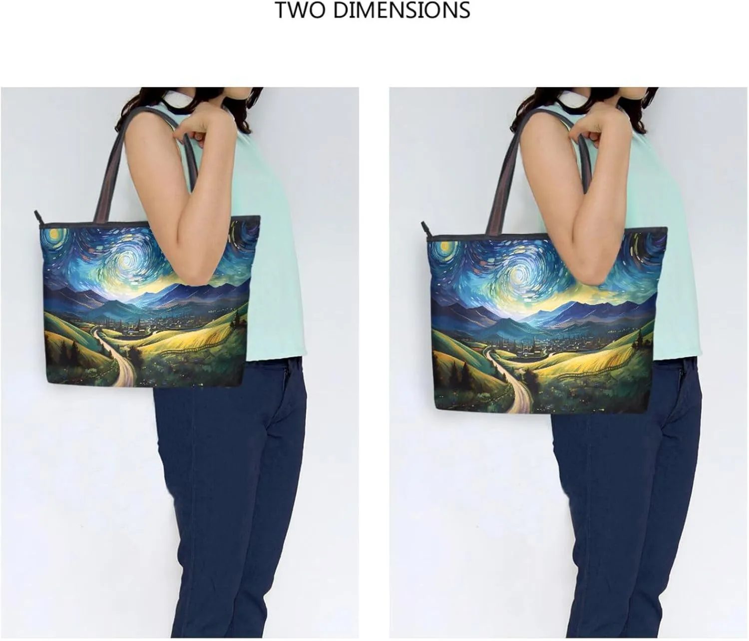 ALAZA Vintage Rose Floral Women Tote Bag Handbag Large Capacity Shoulder Bags