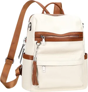 ALTOSY Genuine Leather Backpack Purse for Women Convertible Shoulder bag Soft Crossdody Bag Large Elegant Casual Daypacks