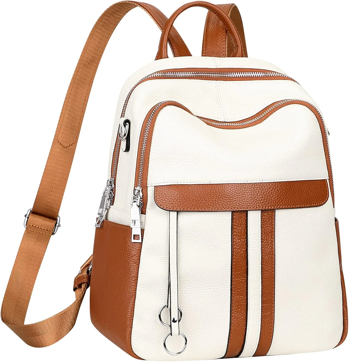 ALTOSY Genuine Leather Backpack Purse for Women Convertible Shoulder bag