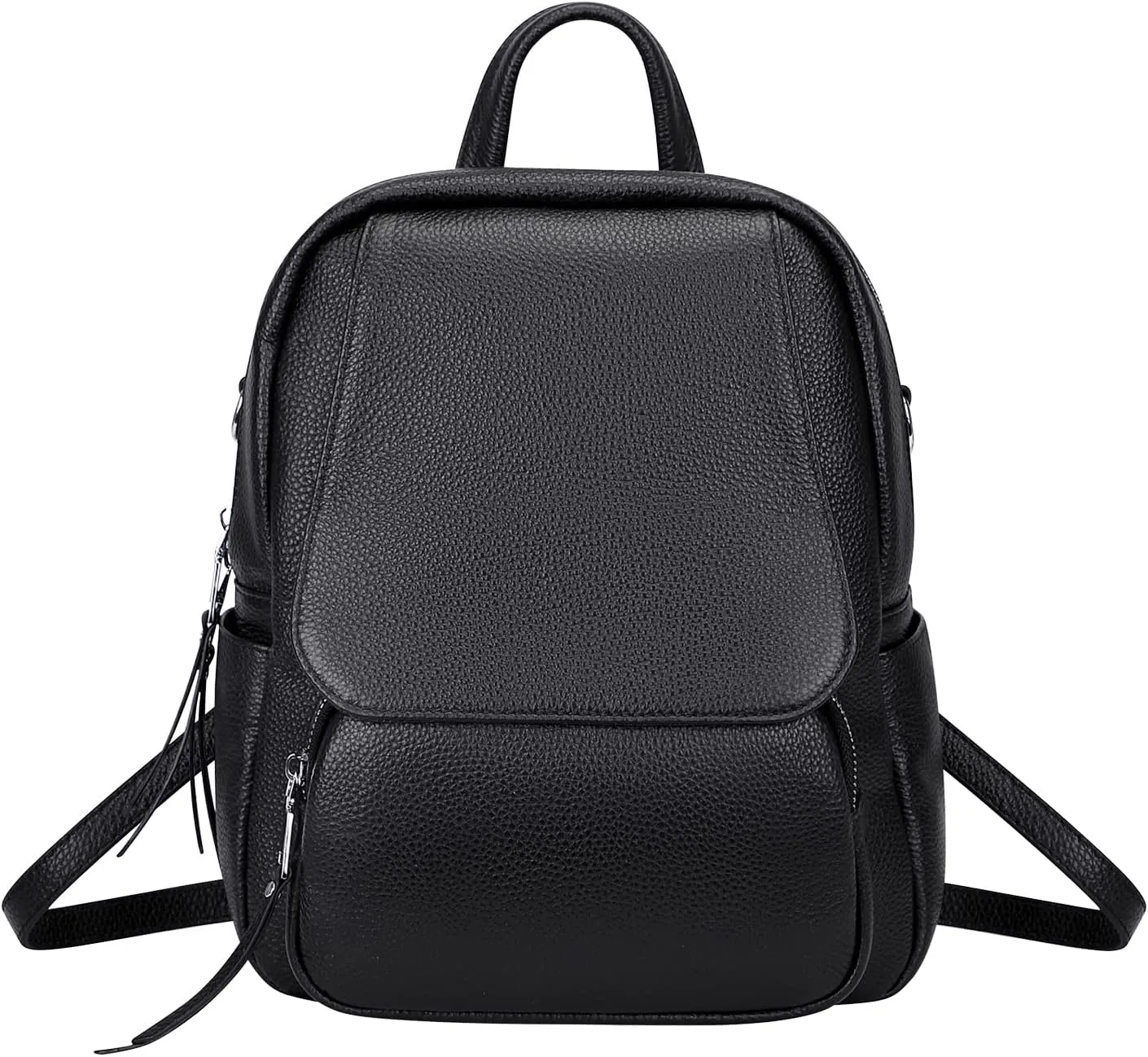 ALTOSY Mini Genuine Leather Backpack for Women Convertible Backpack Purse Shoulder Handbag Crossbody Bag 4 in 1 to Carry