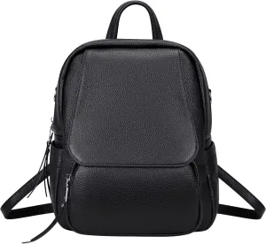 ALTOSY Mini Genuine Leather Backpack for Women Convertible Backpack Purse Shoulder Handbag Crossbody Bag 4 in 1 to Carry