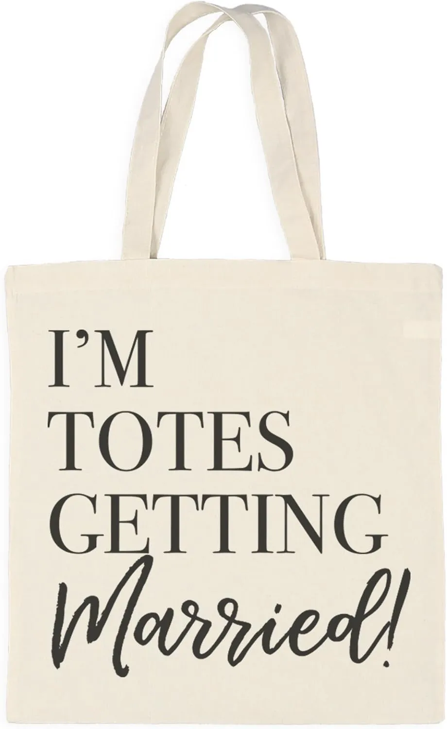 AM1050 Cotton Tote Bag, Getting Married