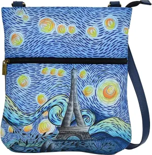 Anna by Anuschka womens 8071 Convertible Cross Body, Love in Paris, One Size US