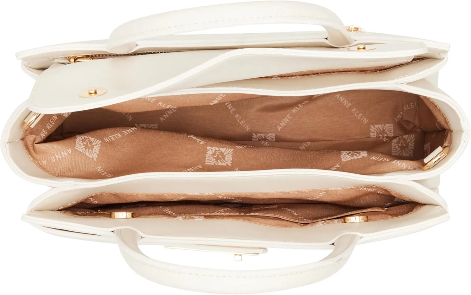 Anne Klein Triple Satchel with Detachable Strap