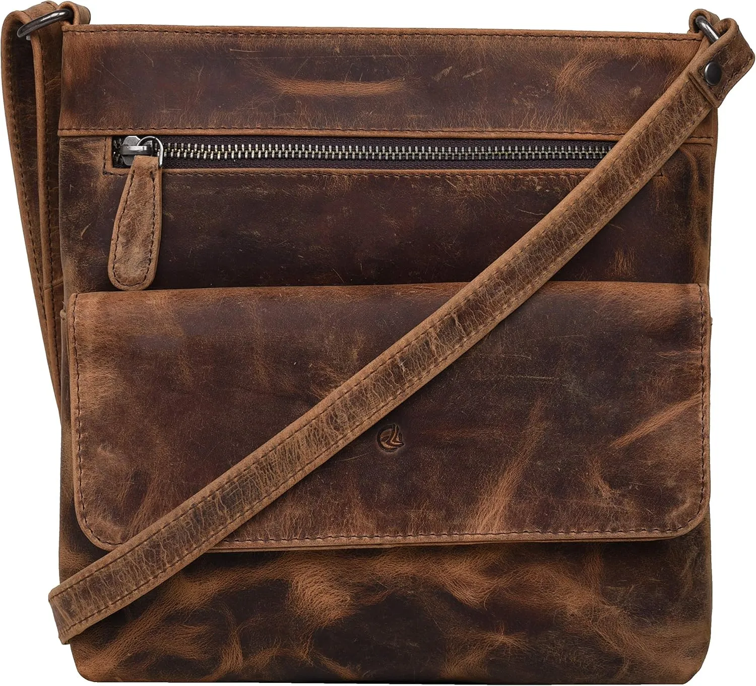 ANTONIO VALERIA Christmas Gift Piper Leather Crossbody Bag