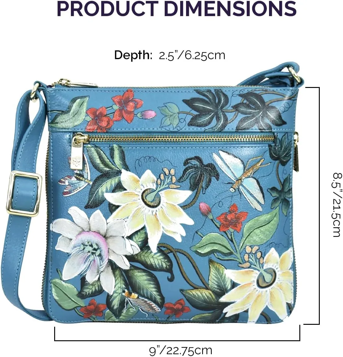 Anuschka Expandable Travel Crossbody-550