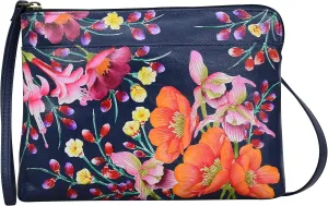 Anuschka Women’s Genuine Leather Three-In-One Clutch - Hand Painted Exterior