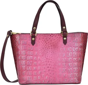 Anuschka Women's Original Hand-Painted Genuine Leather Medium Tote