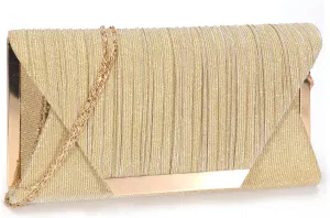 AO ALI VICTORY Glitter Clutch Purses for Women Evening Bags Clutches Flap Envelope Handbags Large Wedding Party Prom Purse