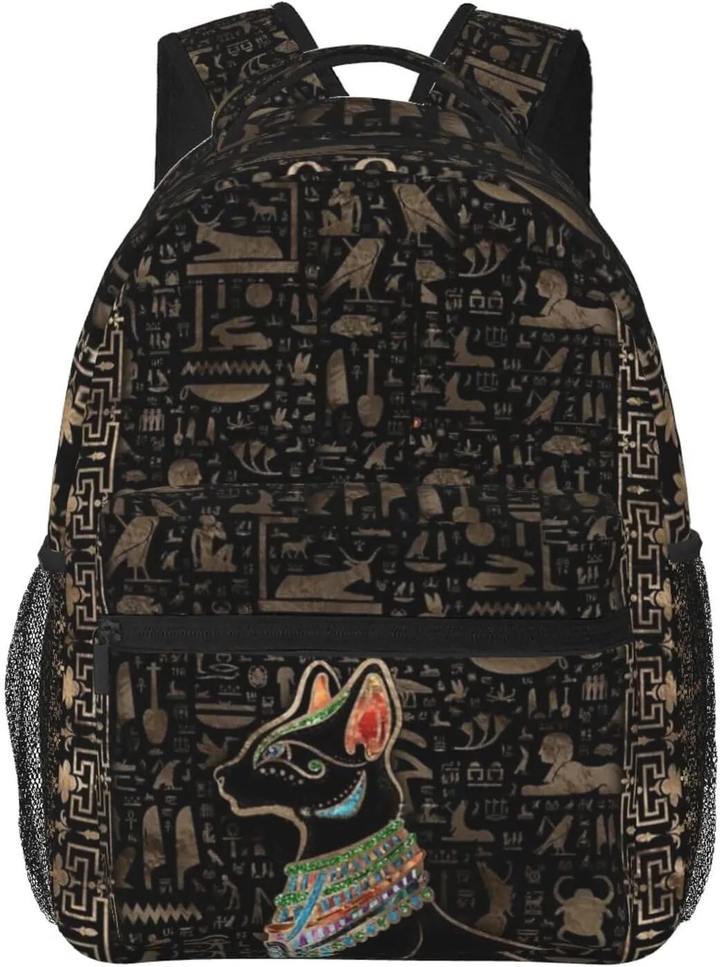 ASYG Egyptian Backpack Hieroglyphics Laptop Backpack Ancient Egytp Tablet Travel Bag Egypt Bag