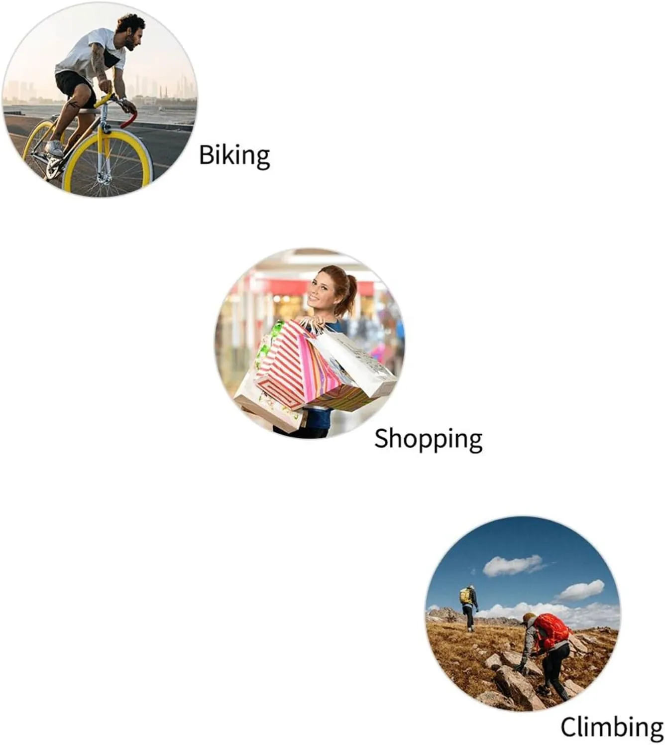 ASYG Guitar Sling Bag Music Notes Crossbody Chest Daypack Casual Backpack Music Shoulder Bag For Travel Picnic