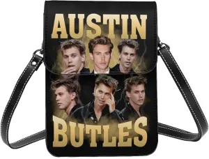 Austin Butler Collage Small Cell Phone Purse Fashion Mini Crossbody Bags With Strap Adjustable Handba For Women Black