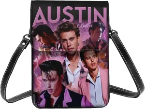 Austin Butler Small Cell Phone Purse Fashion Mini Crossbody Bags With Strap Adjustable Handba For Women Black