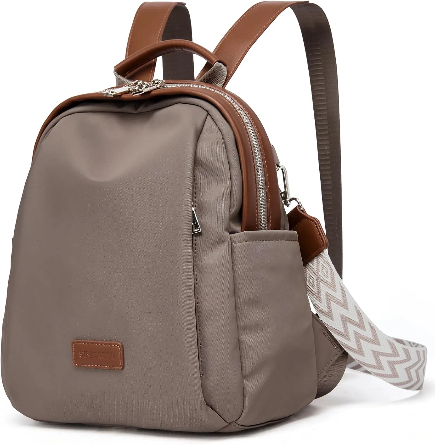 Backpack Purse for Women Anti-theft bag for Ladies Waterproof Convertible Travel Shoulder Bag Lightweight (Grey)