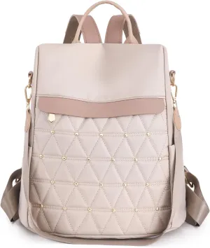 BAG WIZARD Women Backpack Purse Anti-theft Convertible Travel Backpack Ladies Shoulder Bag Fashion Handbag, Khaki