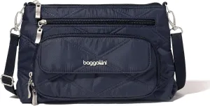 Baggallini Original Everyday 11x 7.5 Crossbody Bags for Women RFID Protected Lightweight Nylon Zippered Travel Purse