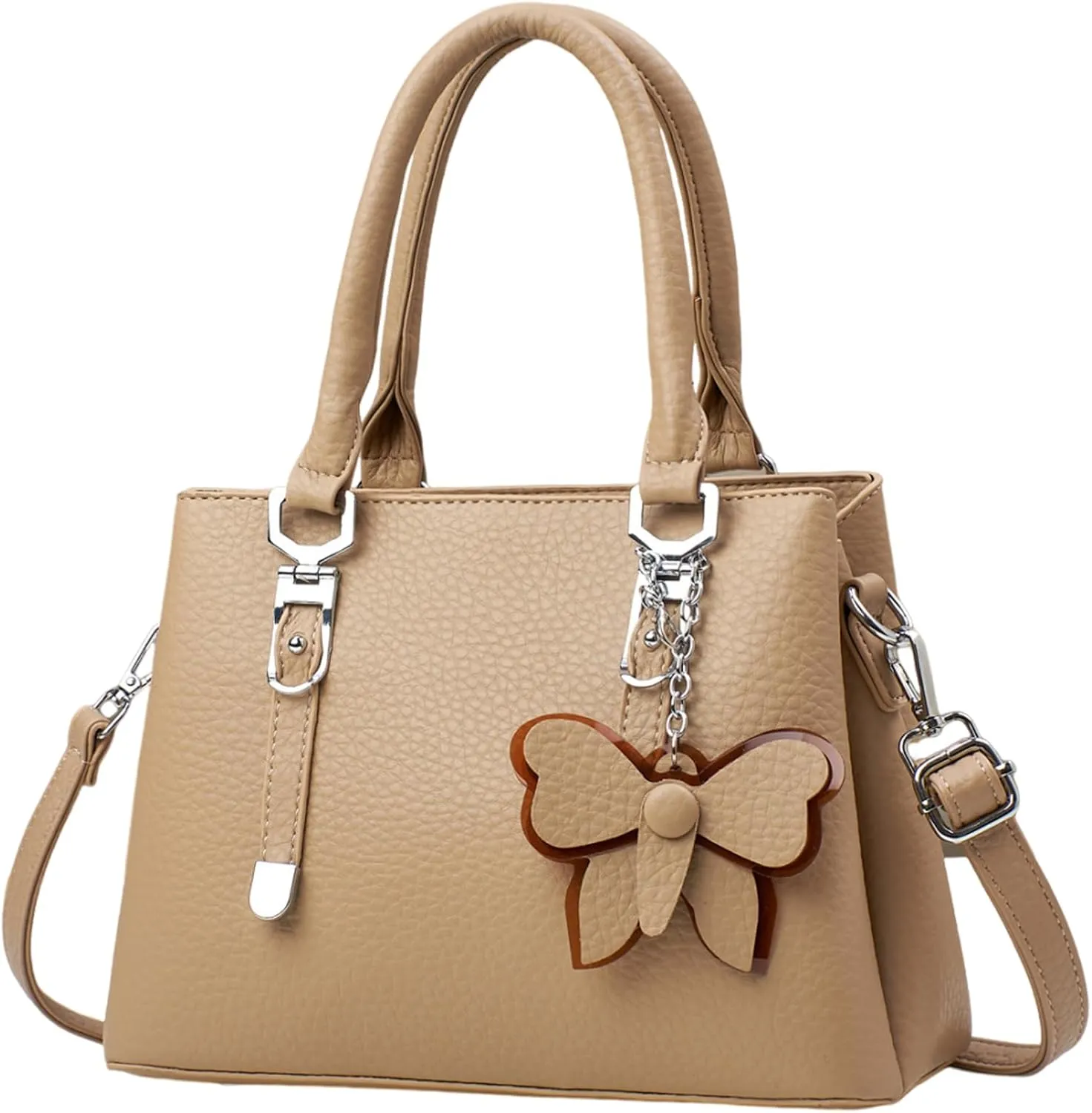 Barsine Purses and Handbags for Women Top Handle Satchel Shoulder Bag Ladies Compartments Purse