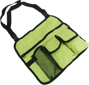 Beach Chair Organizer Bag Green Hanging Storage Pouch with Shoulder Strap for Phones