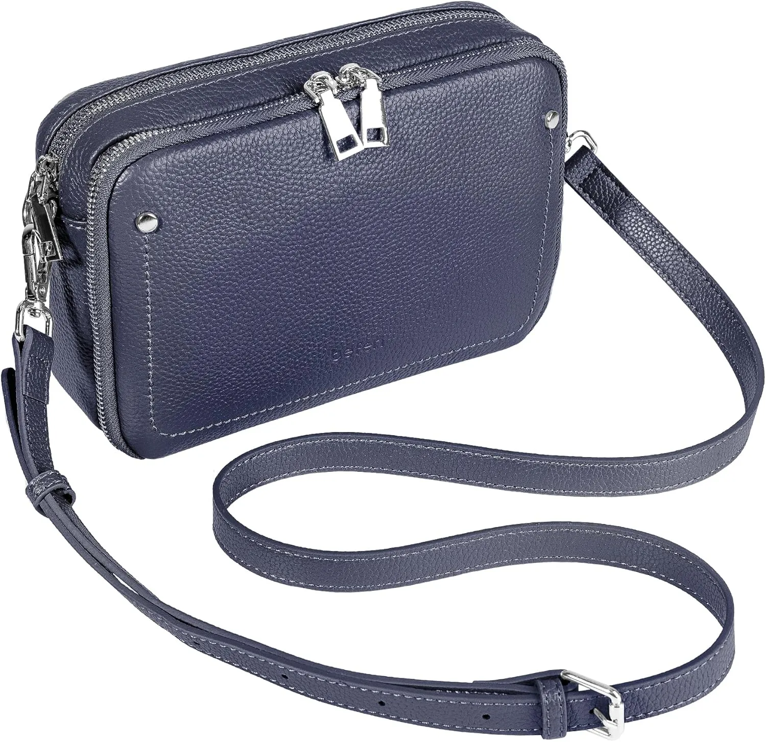 befen Genuine Leather Crossbody Bags for Women, Purses with Built in RFID Wallet Woman Camera Shoulder Bag Handbags