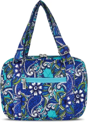 Bible Cover for Women with Adjustable Straps, Extra Large Study Bible Carrying Case Bag with Zip Pocket, 11.3x8.3x2.7 Inches