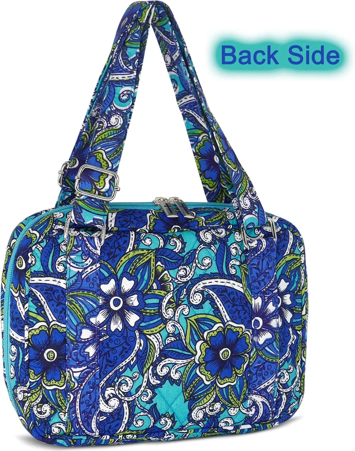 Bible Cover for Women with Adjustable Straps, Extra Large Study Bible Carrying Case Bag with Zip Pocket, 11.3x8.3x2.7 Inches