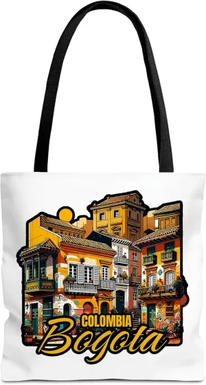 Bogota Colombia Tote Bag for Women Men Casual Tote Bag Cloth Canvas Shopping Bags with Handles Cute Bags Everyday Use 16" x 16" Aesthetic Gift ID44998