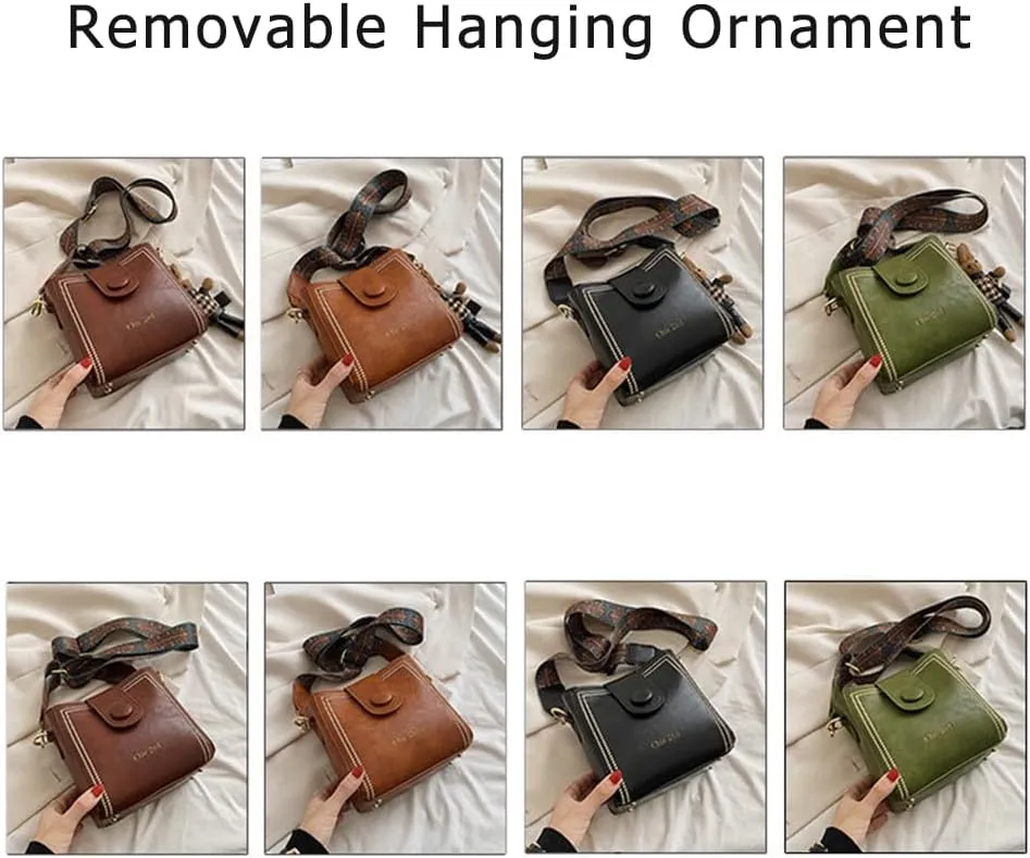 Bootara Bucket Bag Bootara Women's Vintage Bunny Charm Bucket Bag Adjustable Convertible Shoulder Crossbody 2025 New