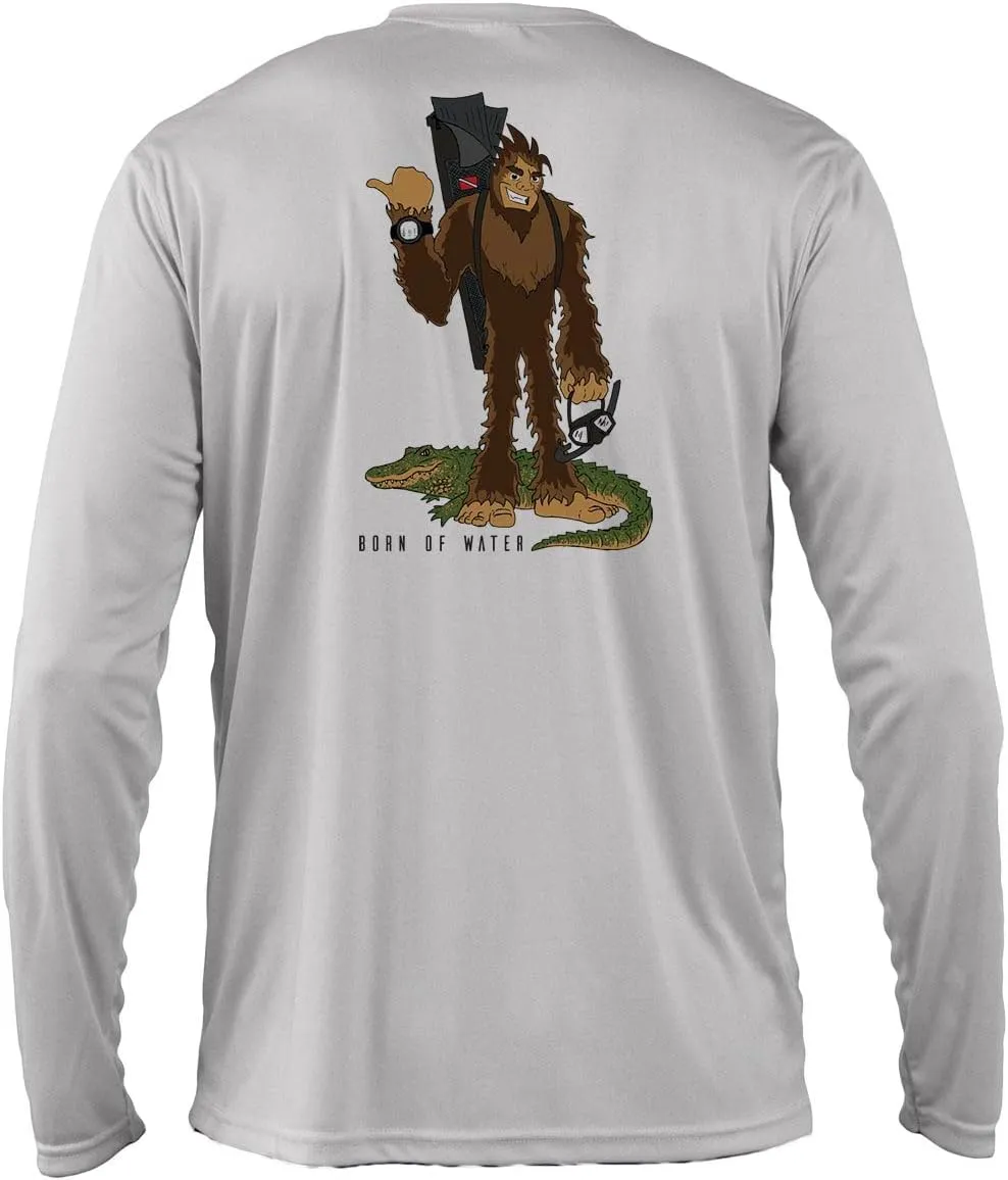 Born of Water Skunk Ape Freediving Shirt: UV UPF  50 Long Sleeve
