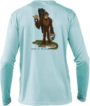 Born of Water Skunk Ape Freediving Shirt: UV UPF  50 Long Sleeve