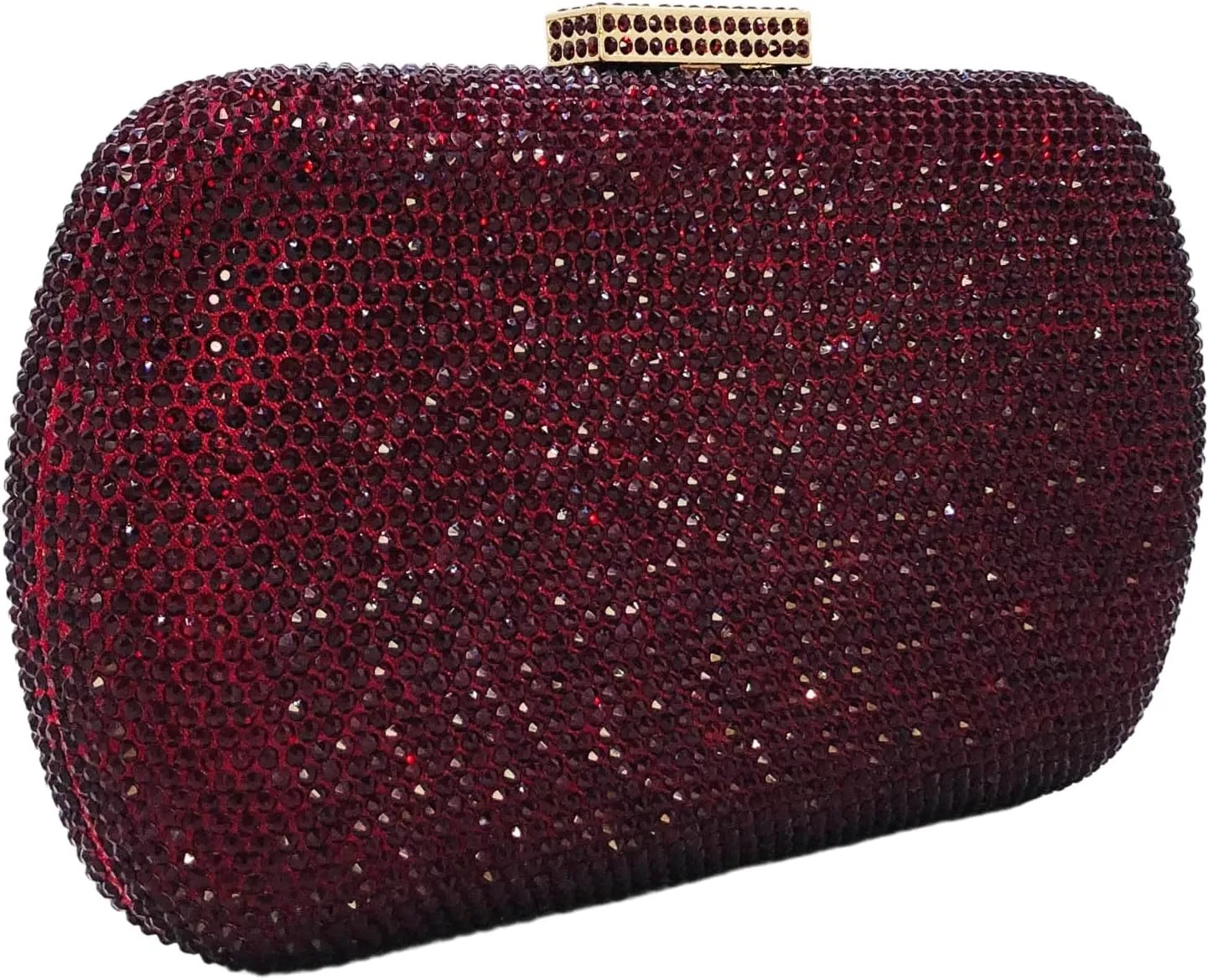 Boutique De FGG Bling Evening Bags and Clutches for Women Formal Party Crystal Clutch Bag Wedding Rhinestone Handbags,Mini