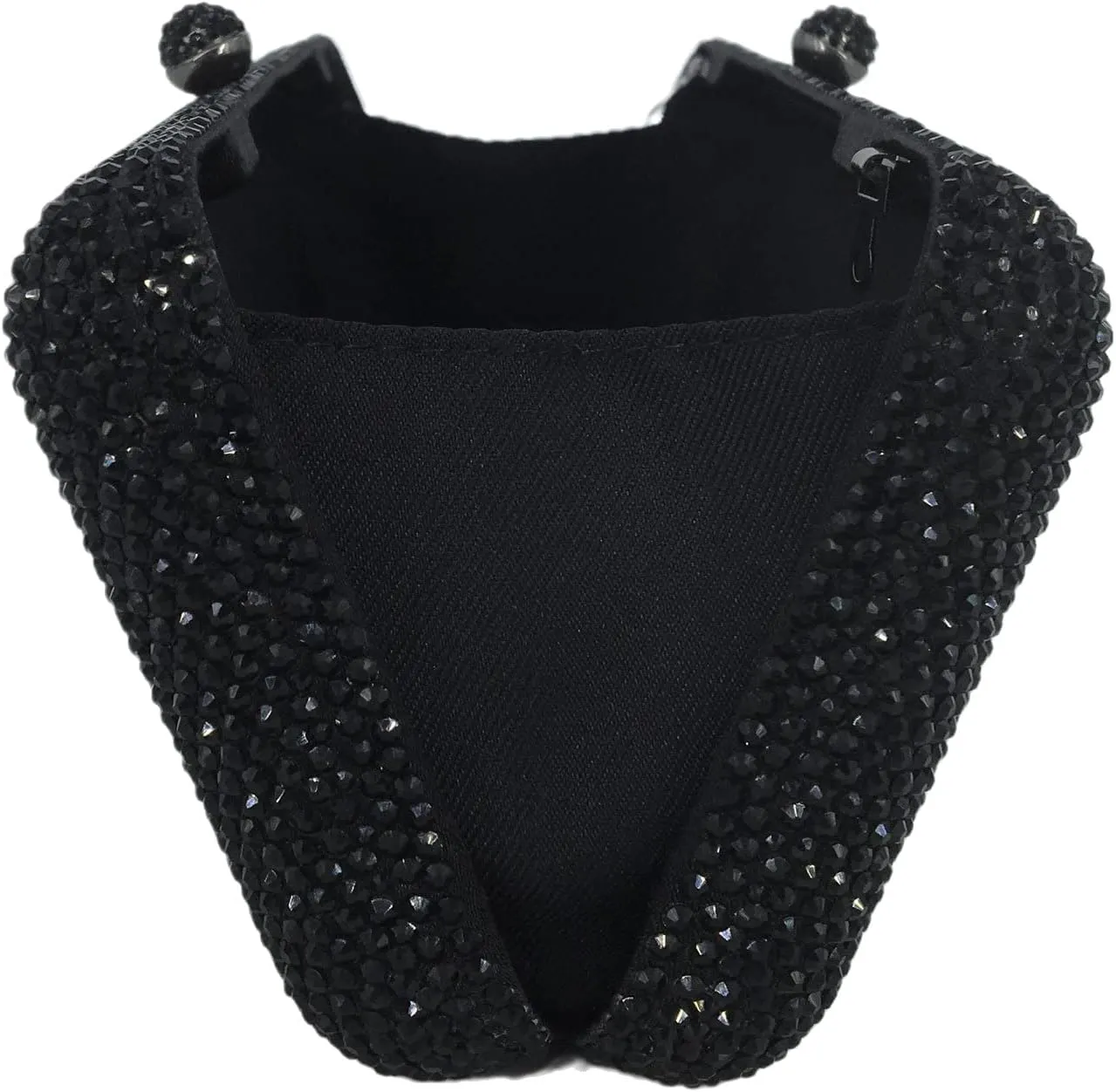 Boutique De FGG Evening Bags and Clutches Women Formal Crystal Clutch Handbags Wedding Rhinestone Clutch Purse,Mini