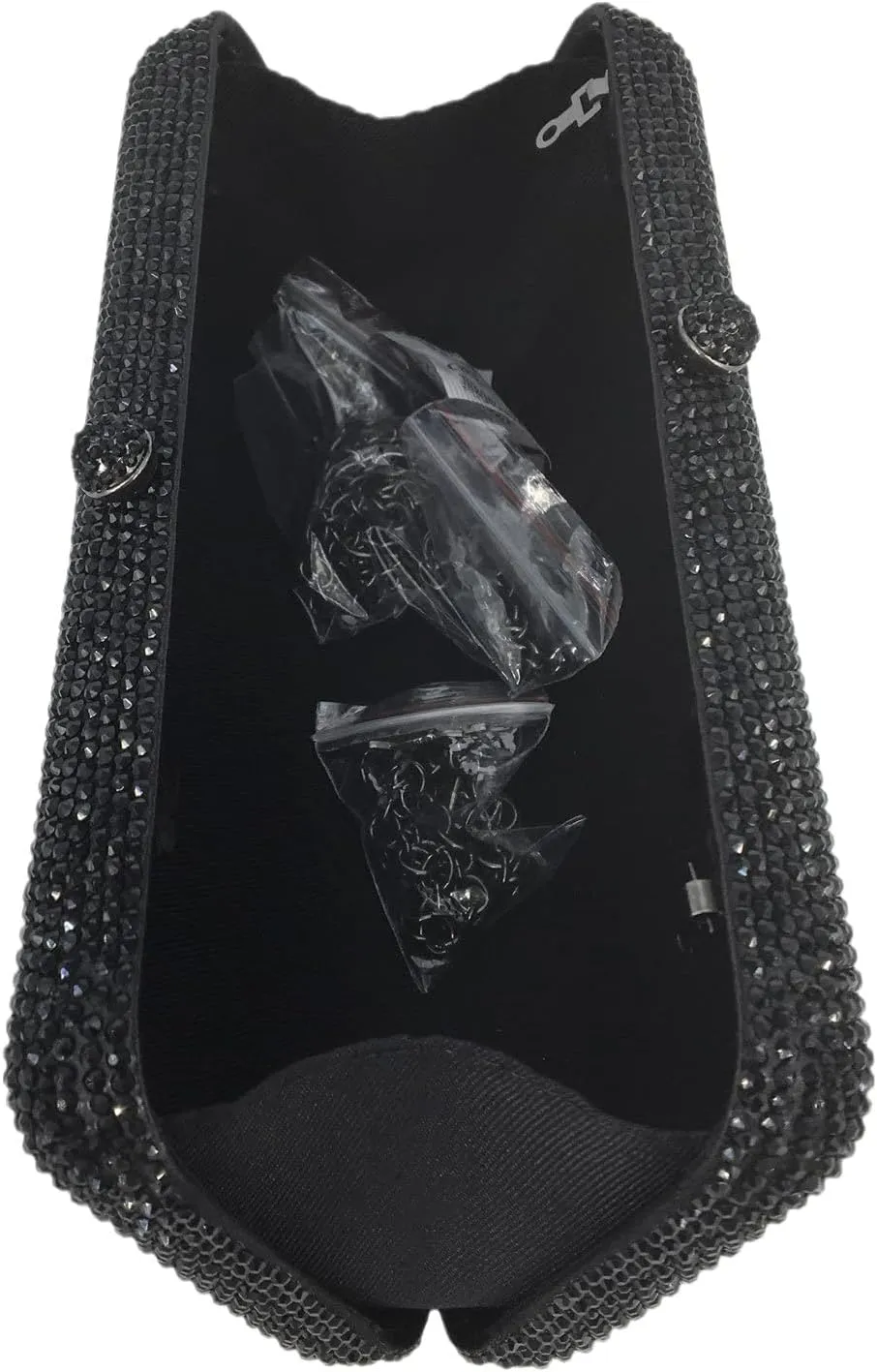 Boutique De FGG Evening Bags and Clutches Women Formal Crystal Clutch Handbags Wedding Rhinestone Clutch Purse,Mini