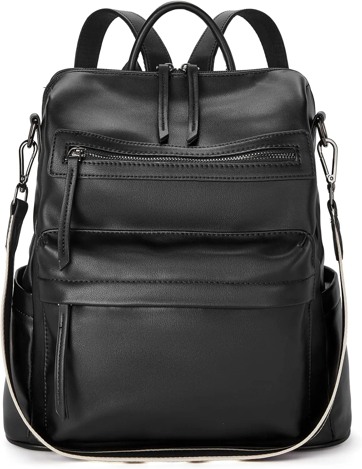 BROMEN Backpack Purse for Women Fashion Leather Designer Travel Large Ladies Shoulder Bags