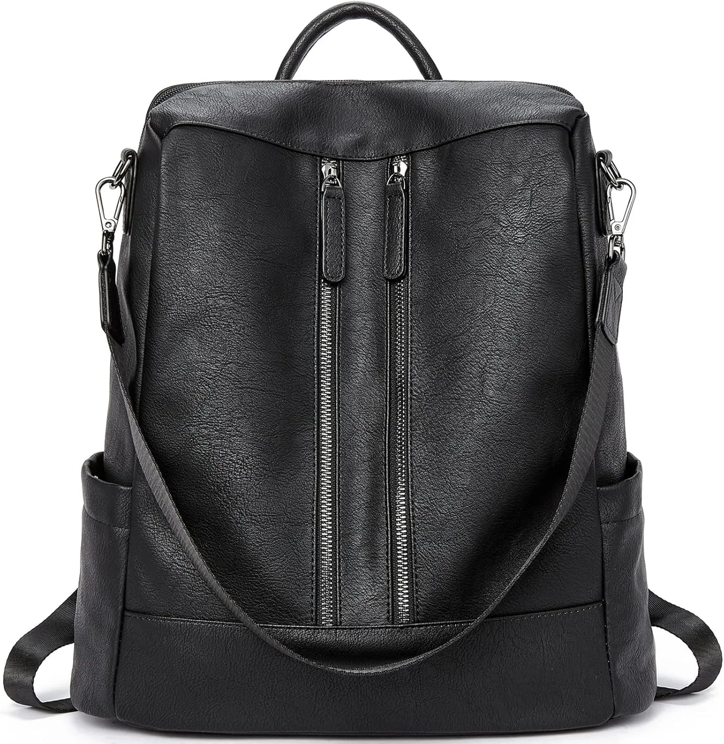 BROMEN Backpack Purse Leathe Backpack for Women Anti-theft Bookbag Purse Fashion Shoulder Handbag Backpack Women