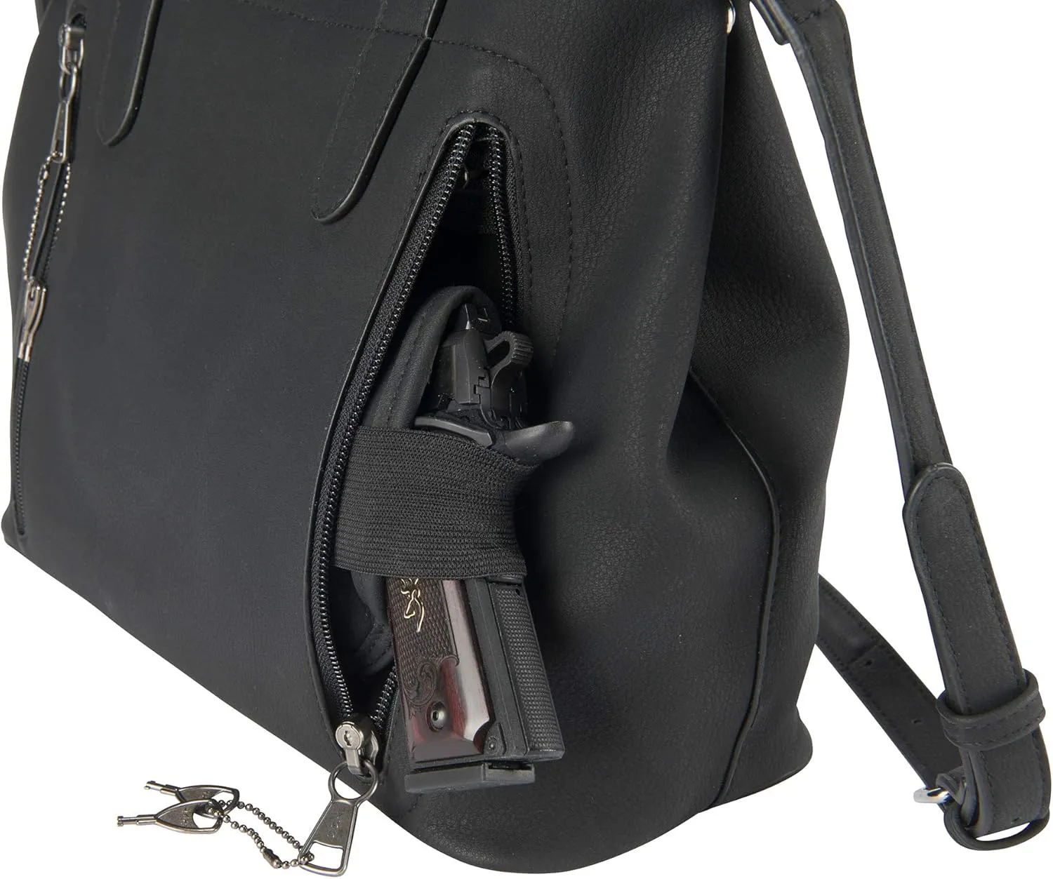 Browning Concealed Carry Purse, Premium Holstered Handbag with Safety Locking Option