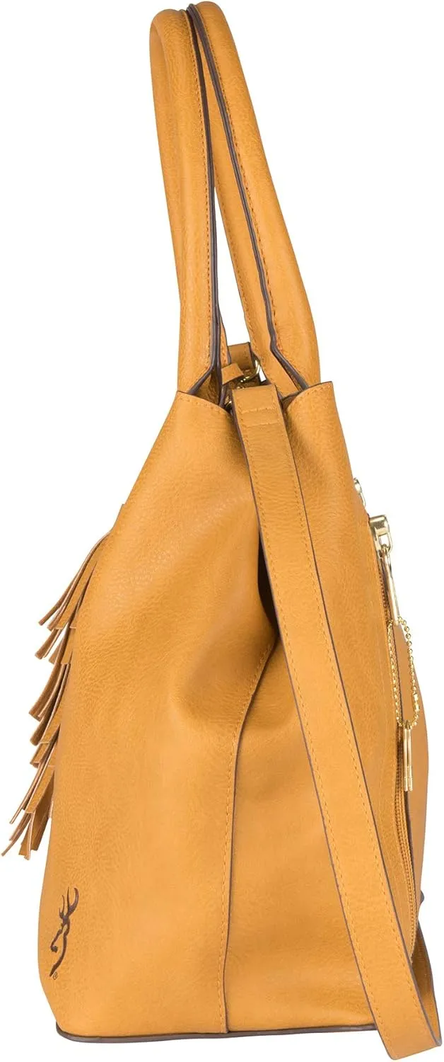 Browning Concealed Carry Purse, Premium Holstered Handbag with Safety Locking Option