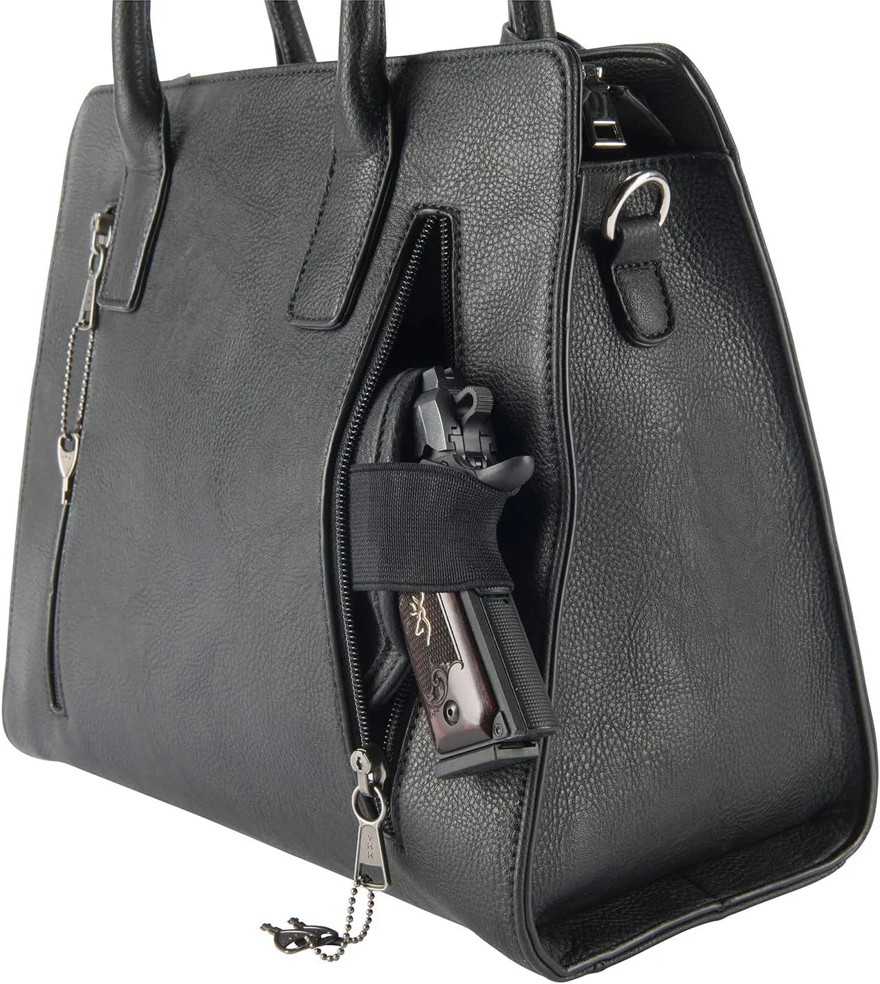 Browning Women's Concealed Carry Purse, Premium Holstered Handbag With Safety Locking Option