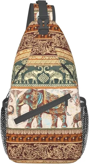 Butterflies Sling Bag Crossbody Sling Backpack for Women Men Travel Hiking Daypack Chest Shoulder Bag