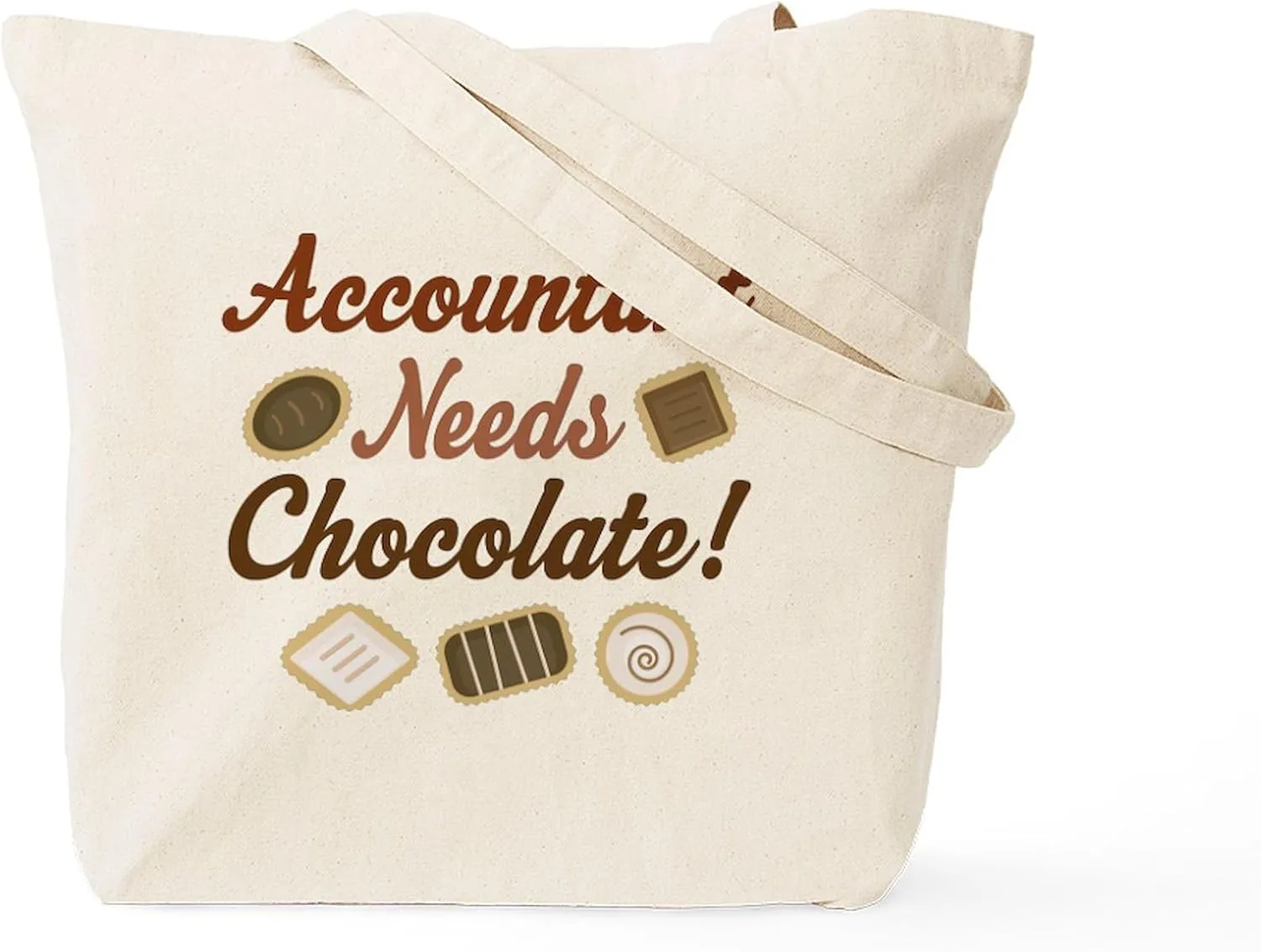 CafePress Accountant Gift Funny Tote Bag Natural Canvas Tote Bag, Reusable Shopping Bag