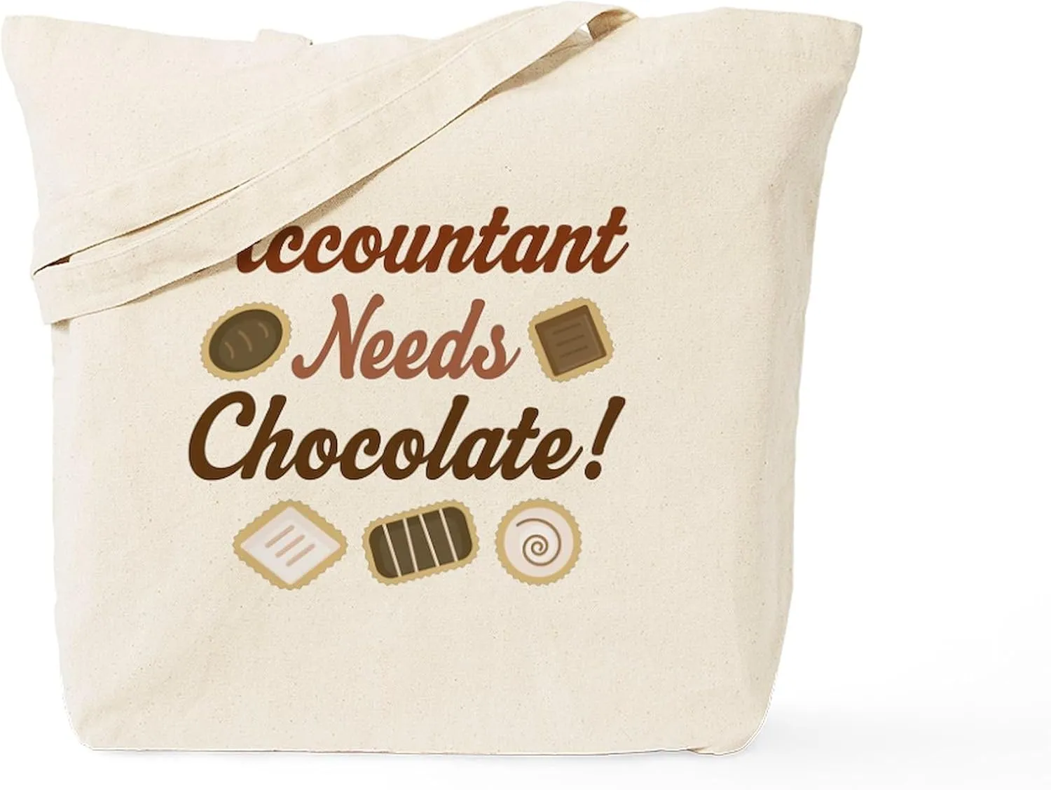 CafePress Accountant Gift Funny Tote Bag Natural Canvas Tote Bag, Reusable Shopping Bag