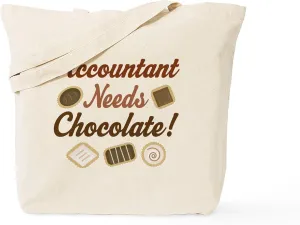 CafePress Accountant Gift Funny Tote Bag Natural Canvas Tote Bag, Reusable Shopping Bag